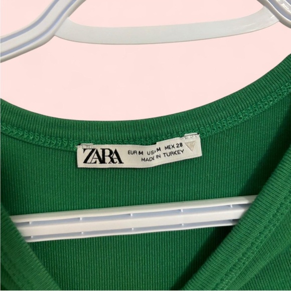 Zara Green Baby Tee - Picture 2 of 3
